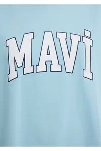 Mavi Logo Printed T-Shirt Oversize / Wide Cut -70806 - Image 7
