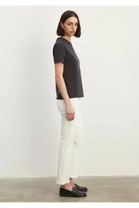 Mavi Anthracite Basic T-Shirt Regular Fit / Normal Cut -70087 - Image 4