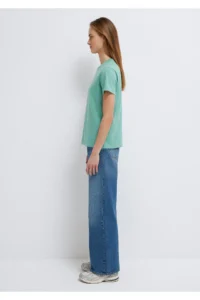 Mavi Printed Green T-Shirt Regular Fit / Normal Cut -71480 - Image 5