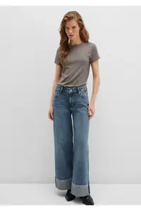 Mavi Gray (TENCEL™) Modal Blend Basic T-Shirt Slim Fit / Slim Fit -70095 - Image 3