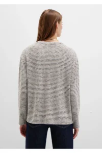 Mavi Crew Neck Striped T-Shirt Regular Fit / Normal Cut -91236 - Image 4