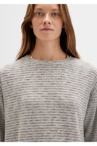 Mavi Crew Neck Striped T-Shirt Regular Fit / Normal Cut -91236 - Image 5