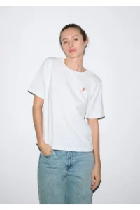 Mavi This Is A Lemon Back Printed White T-Shirt Regular Fit -620 - Image 2