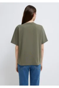 Mavi Jeans Printed Green T-Shirt. Regular Fit / Normal Cut -86961 - Image 6