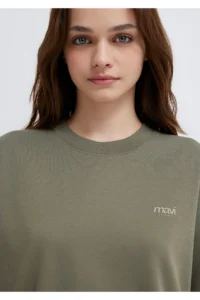 Mavi Jeans Printed Green T-Shirt. Regular Fit / Normal Cut -86961 - Image 7