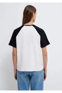Mavi Printed Ecru T-Shirt Regular Fit / Normal Cut -70057 - Image 6