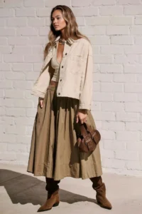 Hiccup A-Form Fit Maxi Skirt