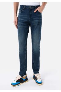 Colin's Straight Fit Men Dark Indigo Jeans Pants - Image 4