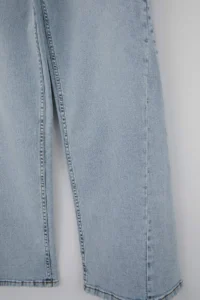 Trendyol Curve Light Blue High Waist Wide Leg comfort/Middle Flexible Wide Leg plus size jeans - Image 6