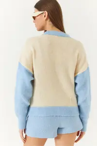 Bianco Lucci Women Fleece Knitwear Cardigan - Image 6