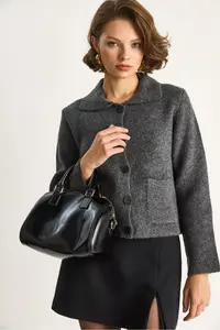 Bianco Lucci Women with pocket Cardigan - Image 2