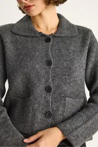 Bianco Lucci Women with pocket Cardigan - Image 6
