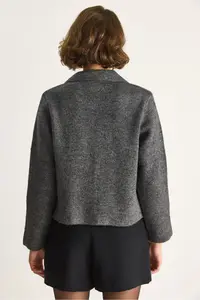 Bianco Lucci Women with pocket Cardigan - Image 7