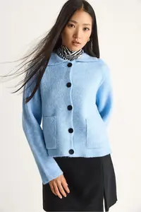 Bianco Lucci Women with pocket Cardigan - Image 2