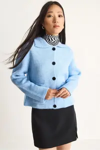 Bianco Lucci Women with pocket Cardigan - Image 3