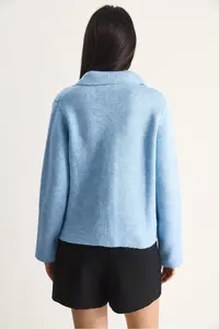 Bianco Lucci Women with pocket Cardigan - Image 7