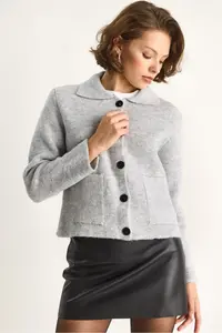 Bianco Lucci Women with pocket Cardigan