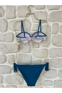 Pierre Cardin Women Patterned Strapless Dolgulu Sleeveless Bikini - Image 3