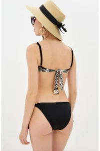 Pierre Cardin Women Patterned Strapless Dolgulu Bikini Sleeveless - Image 3