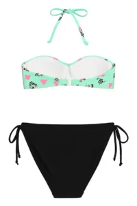 Pierre Cardin Women Patterned Strapless Covered Bikini Sleeveless - Image 2