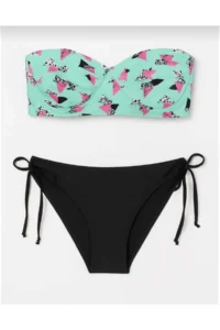Pierre Cardin Women Patterned Strapless Covered Bikini - Image 2