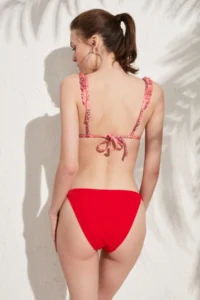 Pierre Cardin Ruffle Detailed Triangle Bikini 207926 - Image 2