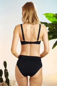 Pierre Cardin Sliding Shaping Bikini Set  Black - Image 2