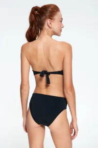 Pierre Cardin Strapless Covered Bikini Set  Black - Image 2