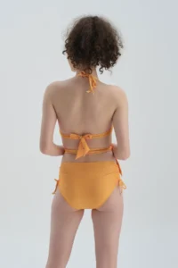 Dagi Yellow Side Gathered Bikini Bottom - Image 2