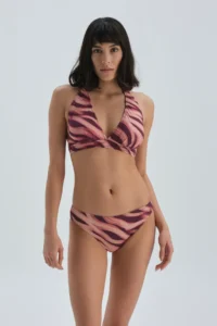 Dagi Burgundy - Nude Regular Waist - Bikini Bottom