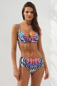 Pierre Cardin Covered underwire Bikini Set Feather