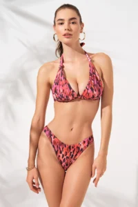 Pierre Cardin Dudi Covered Triangle Padded Bikini Set Blush -D