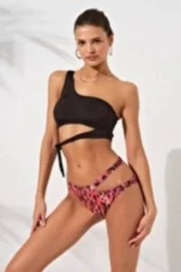 Pierre Cardin ICONIC One Shoulder tied up Bikini Set - Image 2
