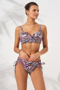 Pierre Cardin COVERED  TIE-UP BIKINI SET WITH  STRAPS