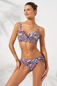 Pierre Cardin COVERED  TIE-UP BIKINI SET WITH  STRAPS - Image 2