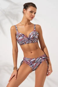 Pierre Cardin COVERED  TIE-UP BIKINI SET WITH  STRAPS - Image 3