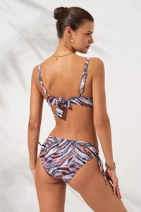 Pierre Cardin COVERED  TIE-UP BIKINI SET WITH  STRAPS - Image 4