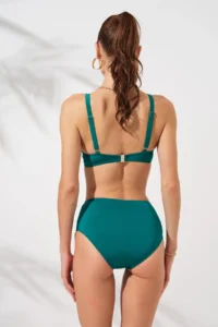 Pierre Cardin Lolita tied up underwire High Waist Bikini Set - Image 3