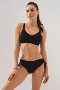 Pierre Cardin Curly Soft Padded Bikini Set Black - Image 2