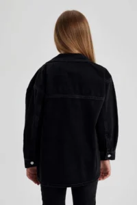 DeFacto A5798a8-fw Girls' Jeans Jacket - Image 4