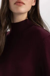 DeFacto A9807ax/br327 Women Dress Bordeaux - Image 5