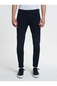 Loft Justin Skinny Fit Koyu Lacivert Erkek Jean Pantolon - Image 2