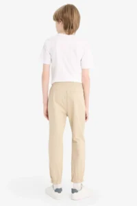DeFacto Boys' Jogger Fit Gabardine Pants (26 SM) - Image 7