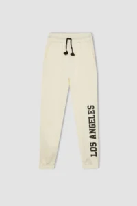 DeFacto Girls' Printed Jogger Sweatpants 24y801003284 - Image 4
