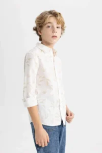DeFacto B7135A8 Ss Boys' Shirt - Image 2
