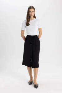DeFacto Women Capri Black I6798AZ/BK81 - Image 3