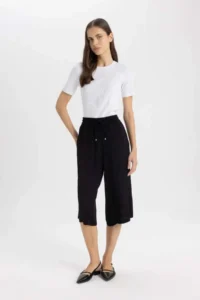 DeFacto Women Capri Black I6798AZ/BK81 - Image 6