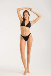 Pierre Cardin New Season Adjustable Waist Halter Neck Textured Fabric Triangle Bikini Set  BREAST - Image 7