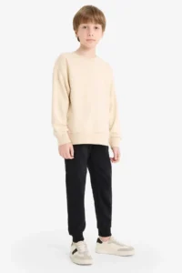 DeFacto Boy's Elastic Waist School Jogger Sweatpants