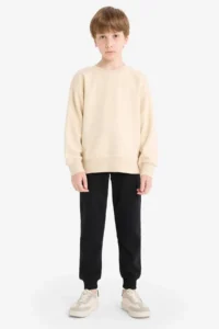DeFacto Boy's Elastic Waist School Jogger Sweatpants - Image 3